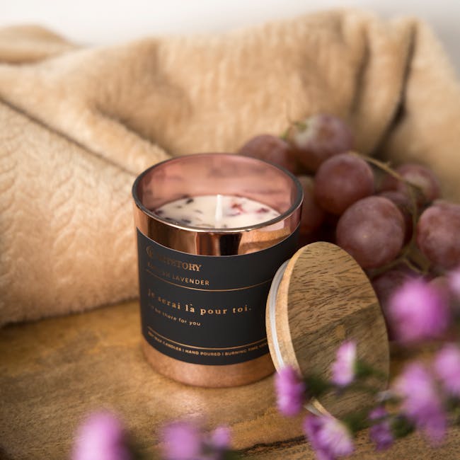 Vela Aromática Artesanal Lavanda